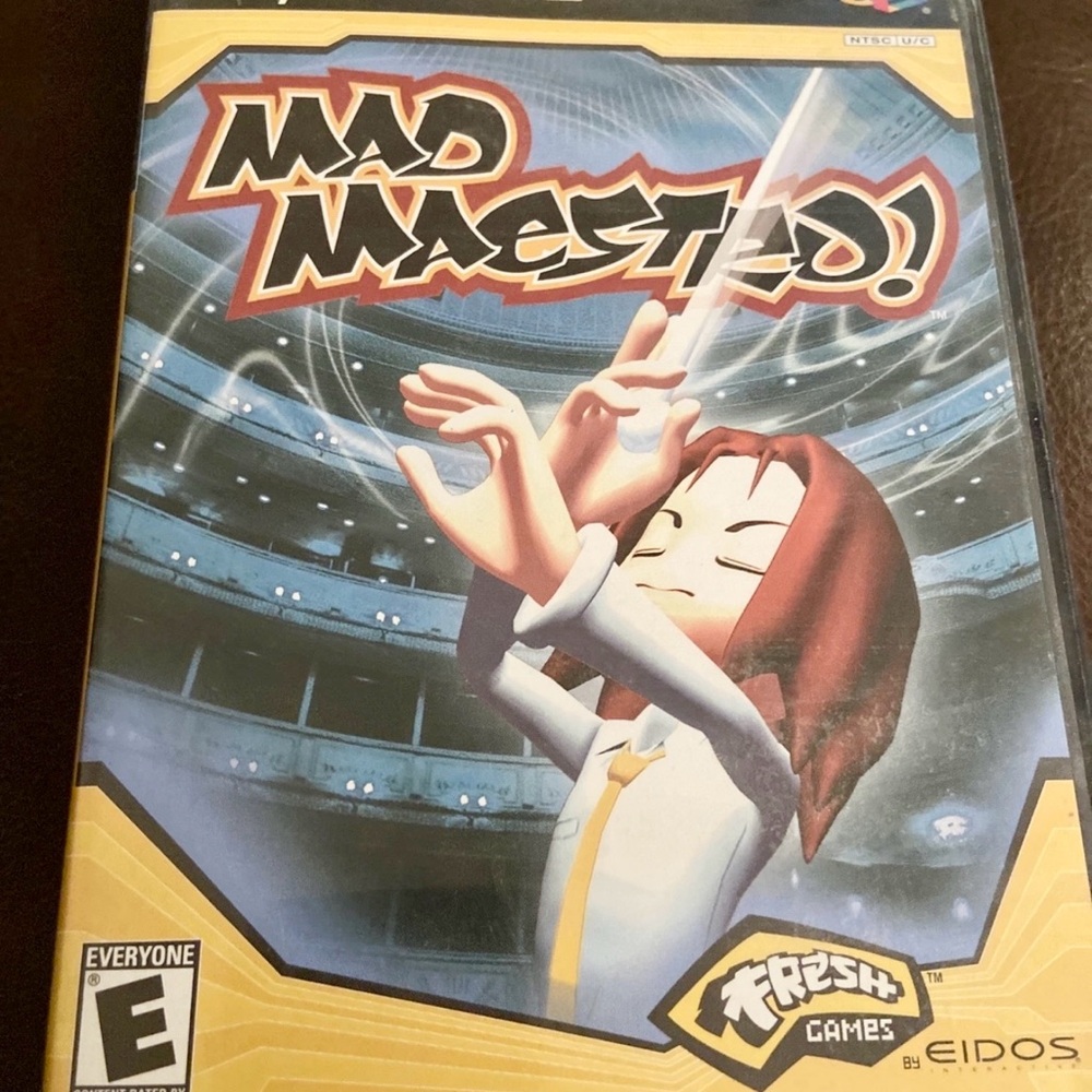Yellow Mad Maestro Video Game PlayStation 2